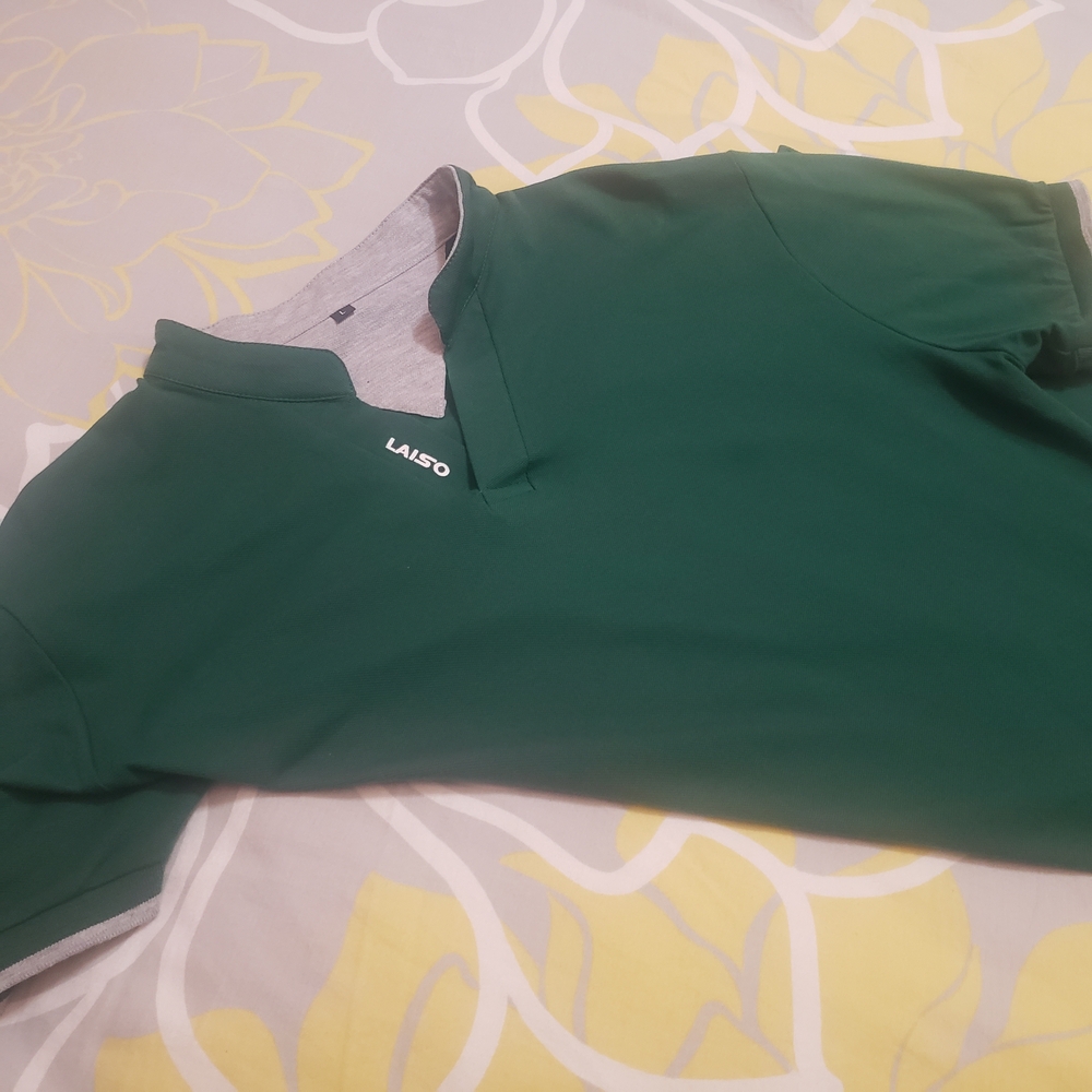 Mens Laiso Green Polo Shirt